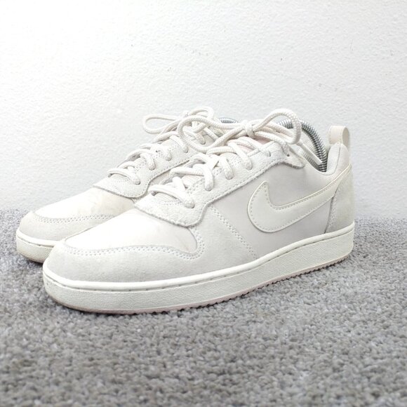 Nike Court Borough Low Premium Womens Size 8.5 Shoes Sail Light Orewood Brown - Picture 3 of 13